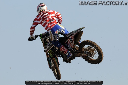 2009-10-03 Franciacorta - Motocross delle Nazioni 0870 Free practice MX2 - Jake Weimer - Kawasaki 250 USA
